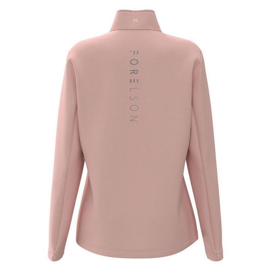 Forelson Dames/Dames Broadway Quarter Zip Golf Base Layer Top (Roze) - Image 2