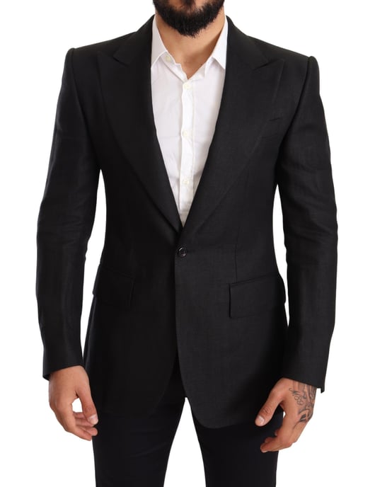 Linnen Slim Fit Jas Blazer - Image 1