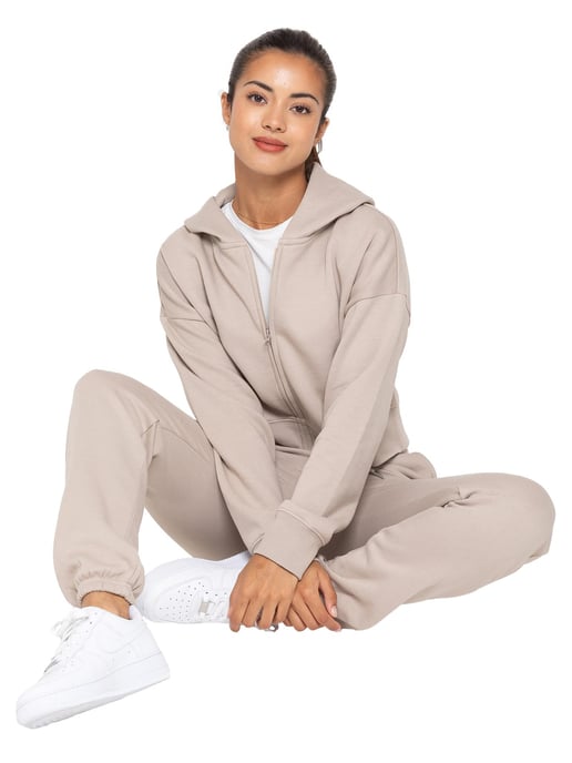 Enzo | Dames Crop Zip Hoodie Tracksuit Set - Image 6