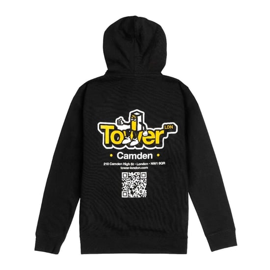 Tower London Camden Hoodie Zwart - Image 2