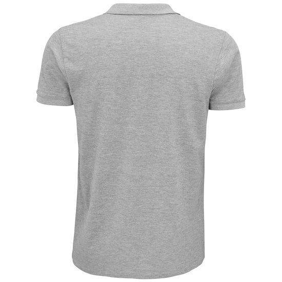 SOLS Heren Planet Pique Organisch Poloshirt (Grijze Mergel) - Image 2