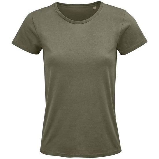 SOLS Womens/Ladies Crusader Organic T-Shirt (Khaki)