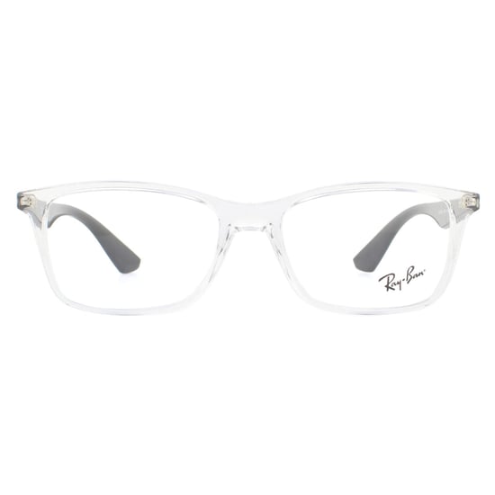 Ray-Ban Rechthoekige Transparante en Zwarte Unisex Vrouwen Brilbonnen - Image 1