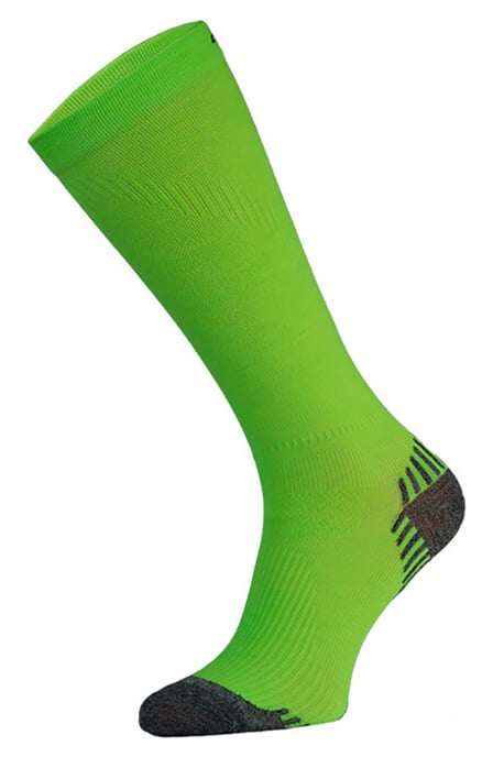 Comodo - Kniehoge compressie hardloopsokken - Neon Groen - Image 1