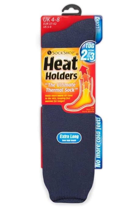 Heat Holders Dames Extra Lange Thermosokken 4-8 - Indigo - Image 2