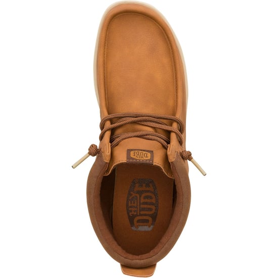 HEYDUDE Wally Mid GripR Klassieke Polyurethaan Herenschoenen Cognac/Tan - Image 4