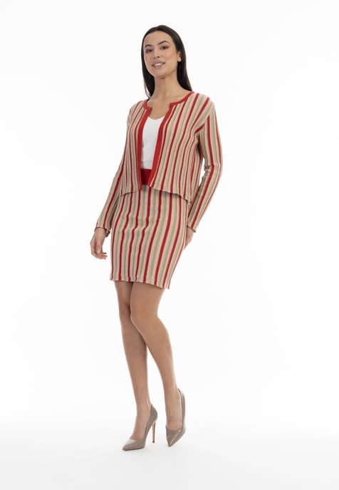 faina knit mini skirt