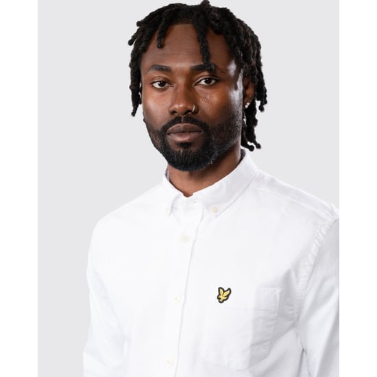 Lyle & Scott Regelmatig fit lichtgewicht Oxford -shirt in Wit - Image 6