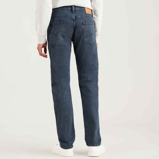 Men's Levis 502 Tapered Richmond Blue Black Jeans in black blue