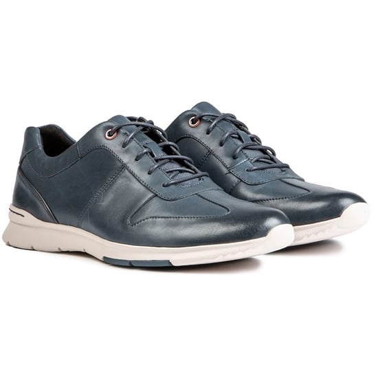 Clarks Un Tynamo Tie Mens Navy Shoes
