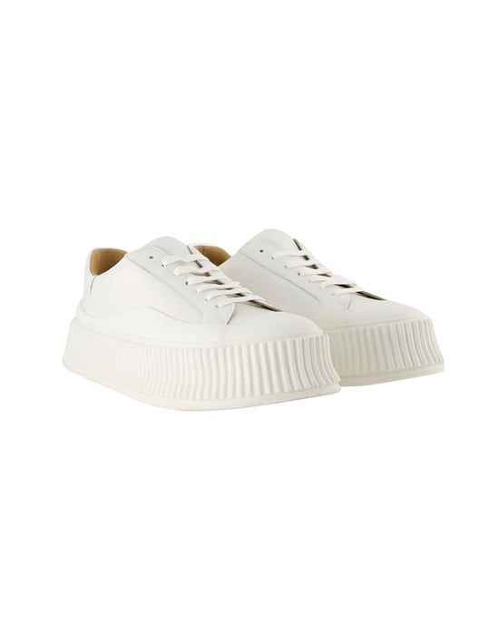 Sneakers - Jil Sander - Leer - Wit - Image 2