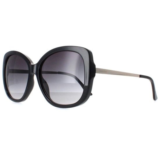 Calvin Klein Butterfly Womens Shiny Black Gold Grey Gradient CK22548S