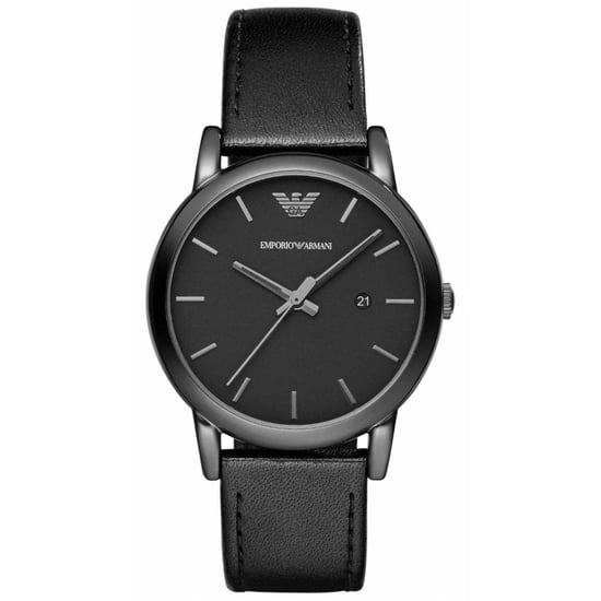 Emporio Armani AR1732 Luigi Classic Zwart Lederen Riem Herenhorloge - Image 1