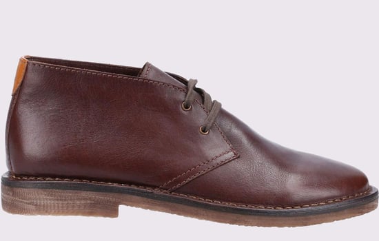 Hush Puppies Samuel Leren Chukka Boot Heren - Image 1