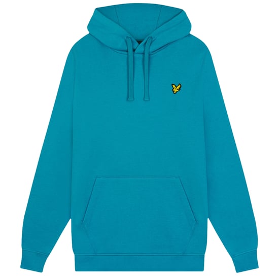 Lyle & Scott effen blauwe vrijetijdshoodie - Image 1
