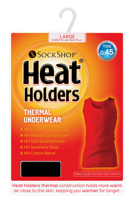 Heat Holders - Thermische mouwloze herenbovenkant - Houtskool - Image 2