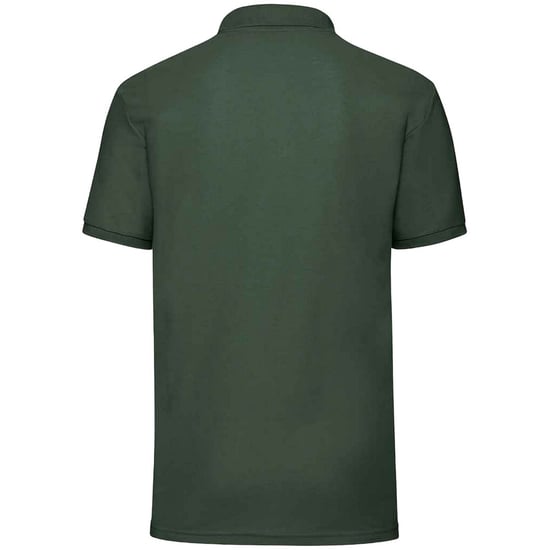 Fruit of the Loom Heren 65/35 Poloshirt (Fles groen) - Image 2