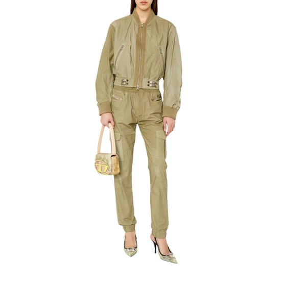 DIESEL P-URSULA-CHALK Womens Cargo Trouser