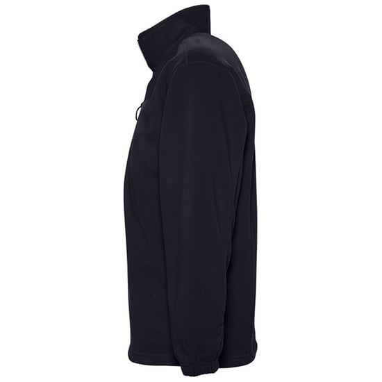SOLS Ness Unisex Zip Neck Anti-Pill Fleece Top (Zwart) - Image 3