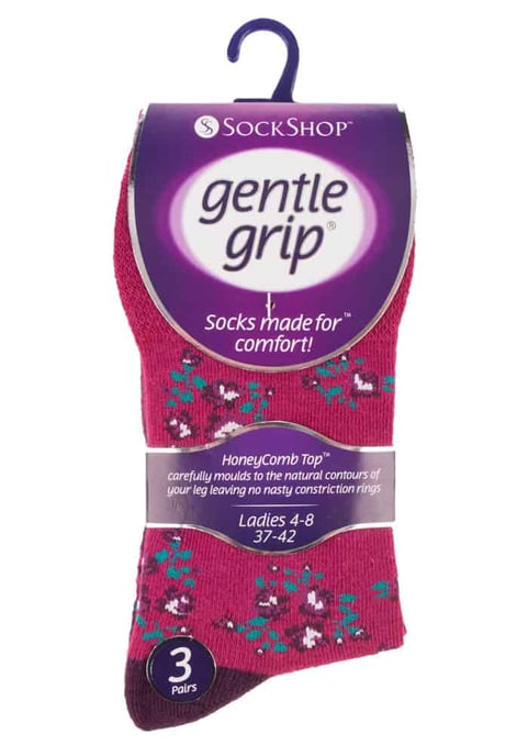 6 paar sokken zonder elastiek damessokken met zachte grip - GG58 - Image 2