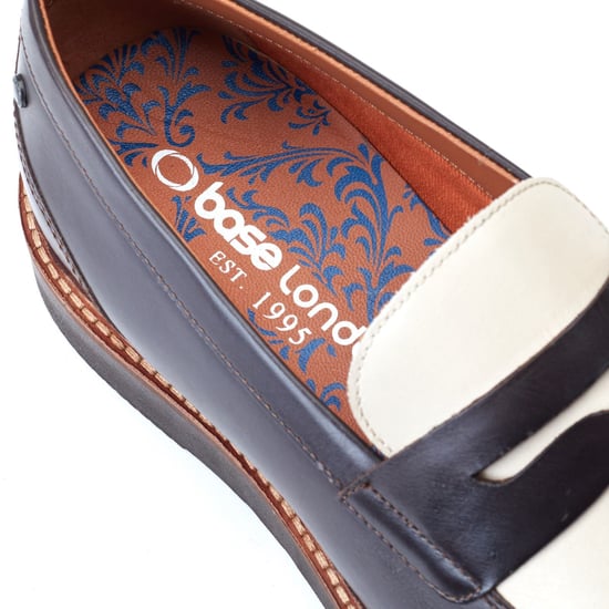Base London Sid Leder Heren Bruin/Beige Loafers - Image 6