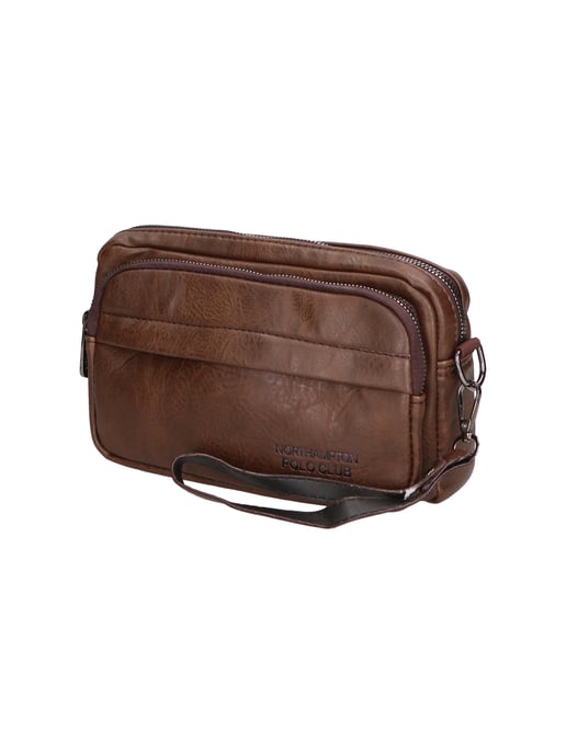 Northampton Polo Club clutch bag Men BROWN