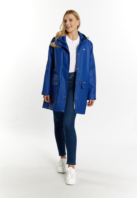 Schmuddelwedda Oversized mackintosh bridgeport Dames Koningsblauw-271 - Image 2