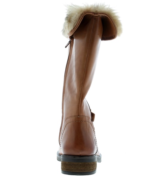 Hush puppies bonnie leer dames lange laarzen tan - Image 4