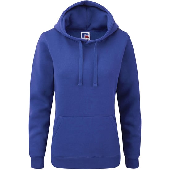 Russell Dames Premium Authentieke Hoodie (3-Lagen Stof) (Helder Koninklijk) - Image 1