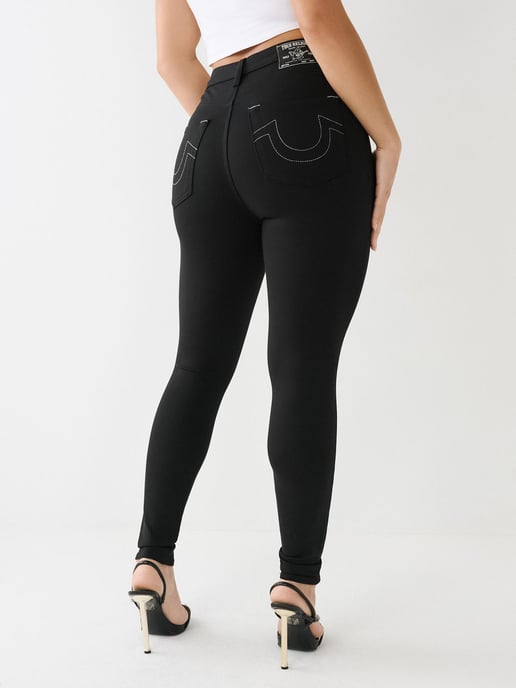 Ponte Curvy Jennie High Rise Skinny in Black