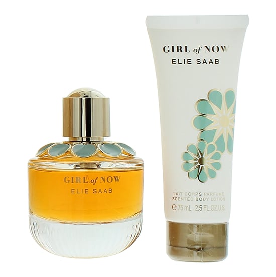 Elie Saab Girl Of Now Eau De Parfum 50ml + Body Lotion 75ml Gift Set - Image 2