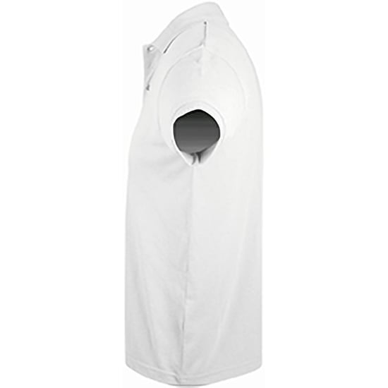 SOLS Heren Prime Pique Poloshirt met korte mouwen (Wit) - Image 3