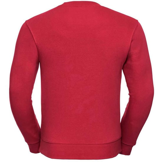 Russell Mens Authentic Sweatshirt (Slimmer Cut) (Classic Red)