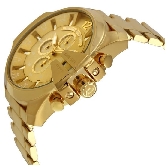 Diesel Mega Chief Heren Gouden Horloge DZ4360 - Image 2