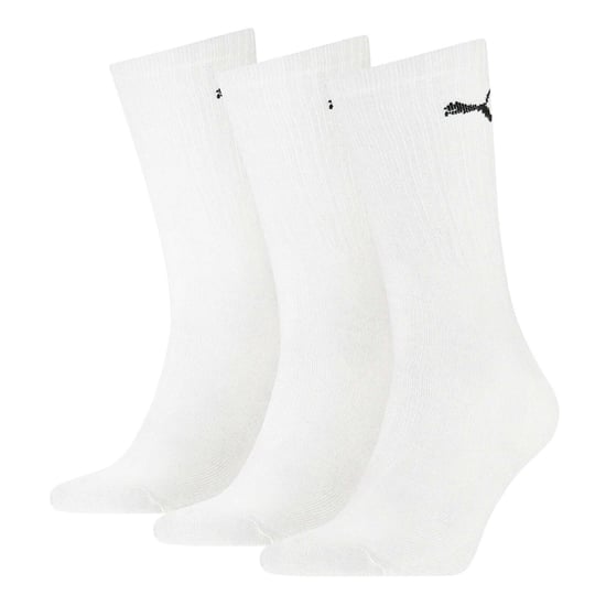 Puma Unisex Sportsokken voor volwassenen (set van 3 stuks) (Wit) - Image 2