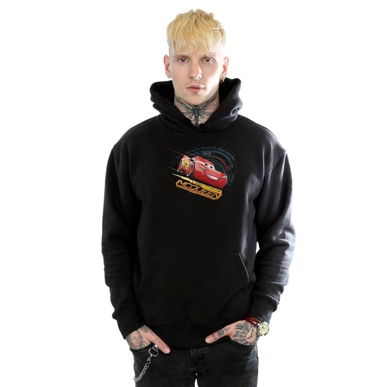 Disney Heren Cars Lightning McQueen Hoodie (Zwart) - Image 2