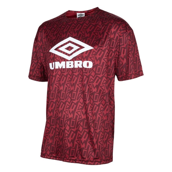 Umbro Graffiti Mens Burgundy T-Shirt
