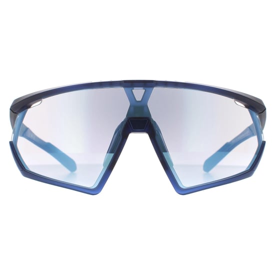 Adidas Shield Mens Frosted Dark Blue Vario Azure Mirror Blue SP0001