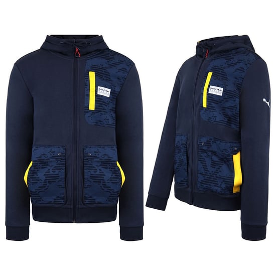 Puma Red Bull Racing Blauw Sweat Jacket met capuchon 571384 01 - Image 3