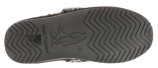 Hush Puppies Ariel Suède Dames Zwarte Pantoffels - Image 5