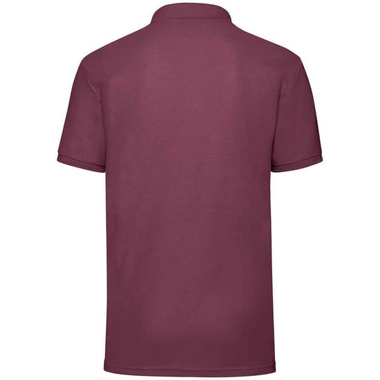 Fruit of the Loom Heren Piqué Polo Shirt (Bourgondië) - Image 2