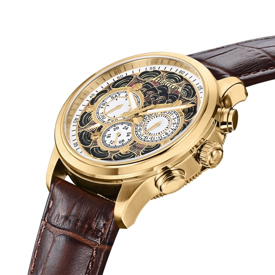 Heritor Automatische Apostel Glazuur Wijzerplaat Horloge - Image 4