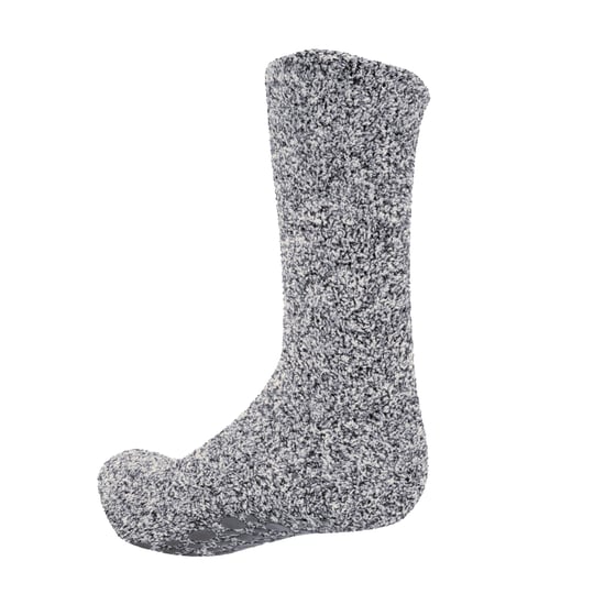 Floso Heren Warme Slippersokken met Rubberen Antislip Grip (Grijs) - Image 1