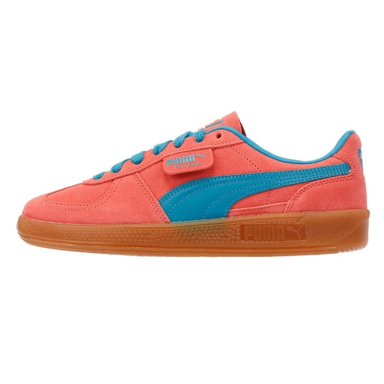 Puma Palermo Leren Roze/Blauw Trainers - Image 6