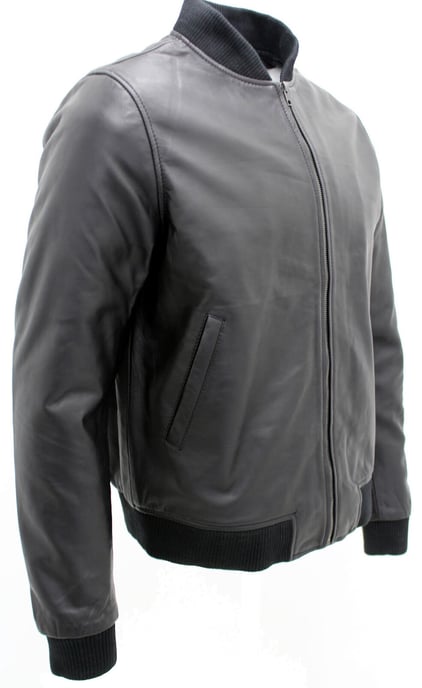 Varisty Leather Bomber Jacket