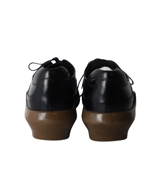Prada Platform Brogues in Zwart Leer - Image 4