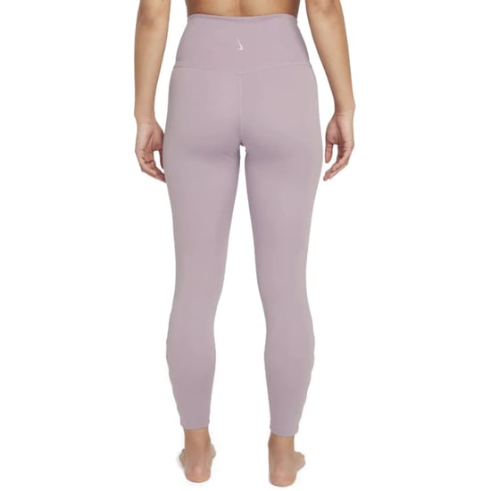 Nike Yoga Women's Lilac Pink High Rise Vented Ankle Leggings - Image 3