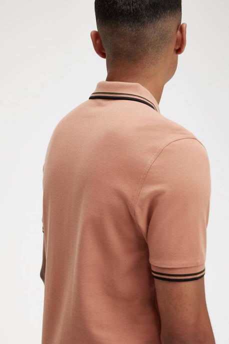Fred Perry regular fit polo light rust - Image 3
