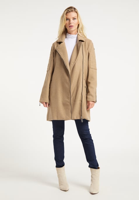 Dreimaster Jas Dames beige melange - Image 2