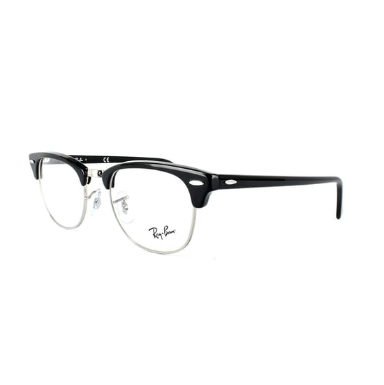 Ray-Banbril 5154 Clubmaster 2000 Glanzend zwart 49 mm - Image 2